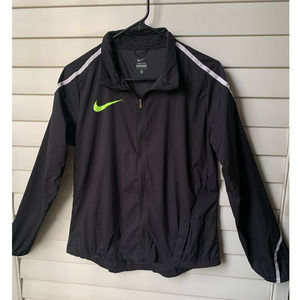 Nike Black Zip Up Track Jacket Women's Medium